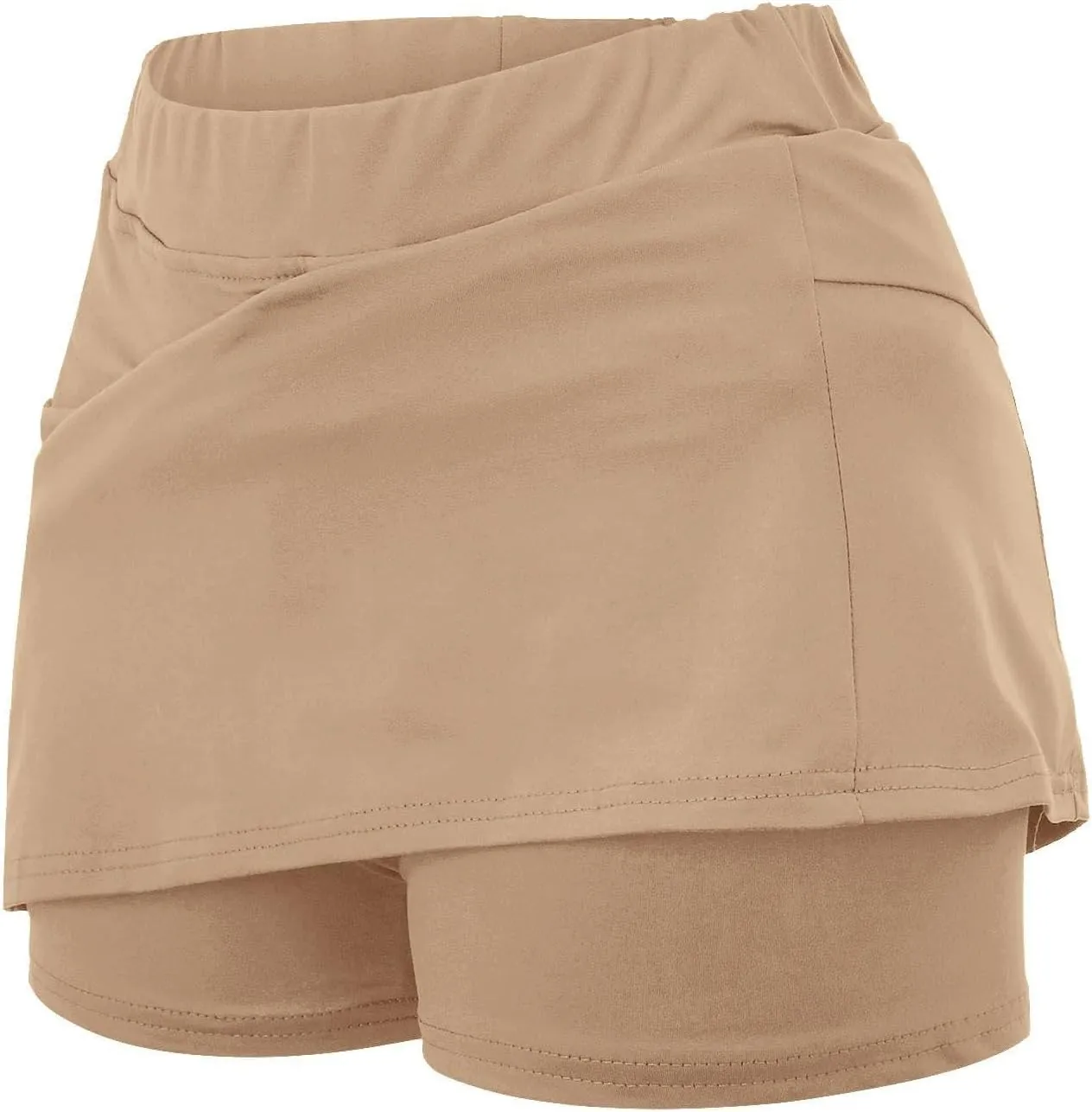 cooki Skorts for Women Casual Summer Lightweight Athletic Golf Mini Skirt with Shorts High Waisted Workout Yoga Skort