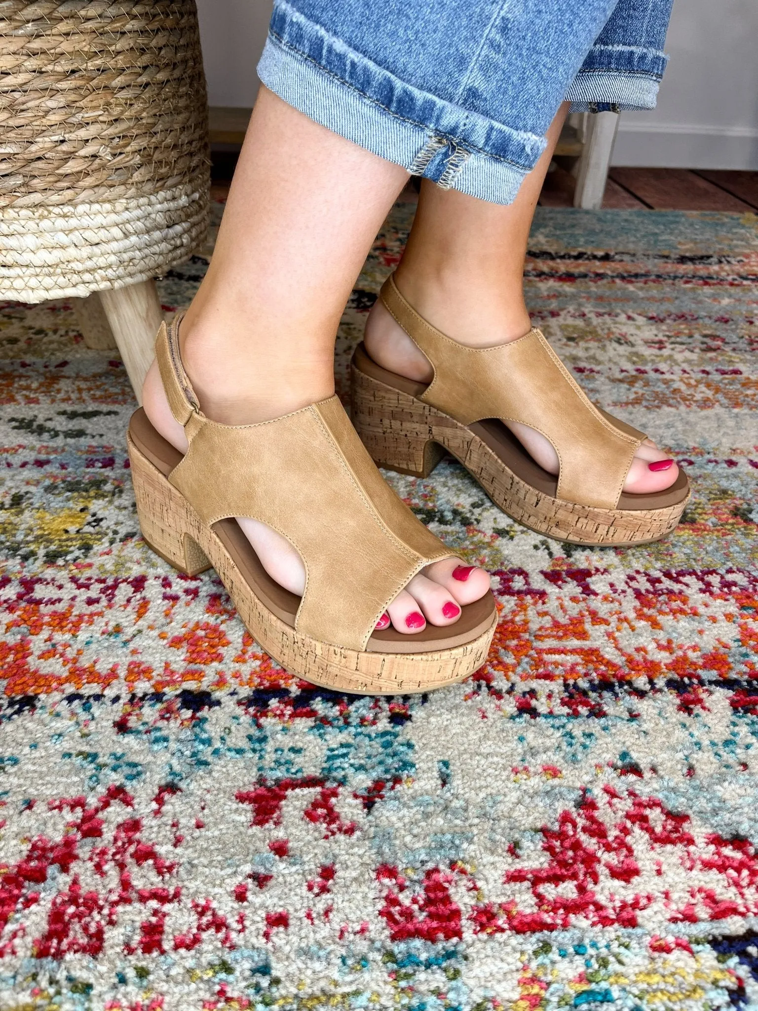 Corky's Footwear Miss Carley Sandal - Caramel