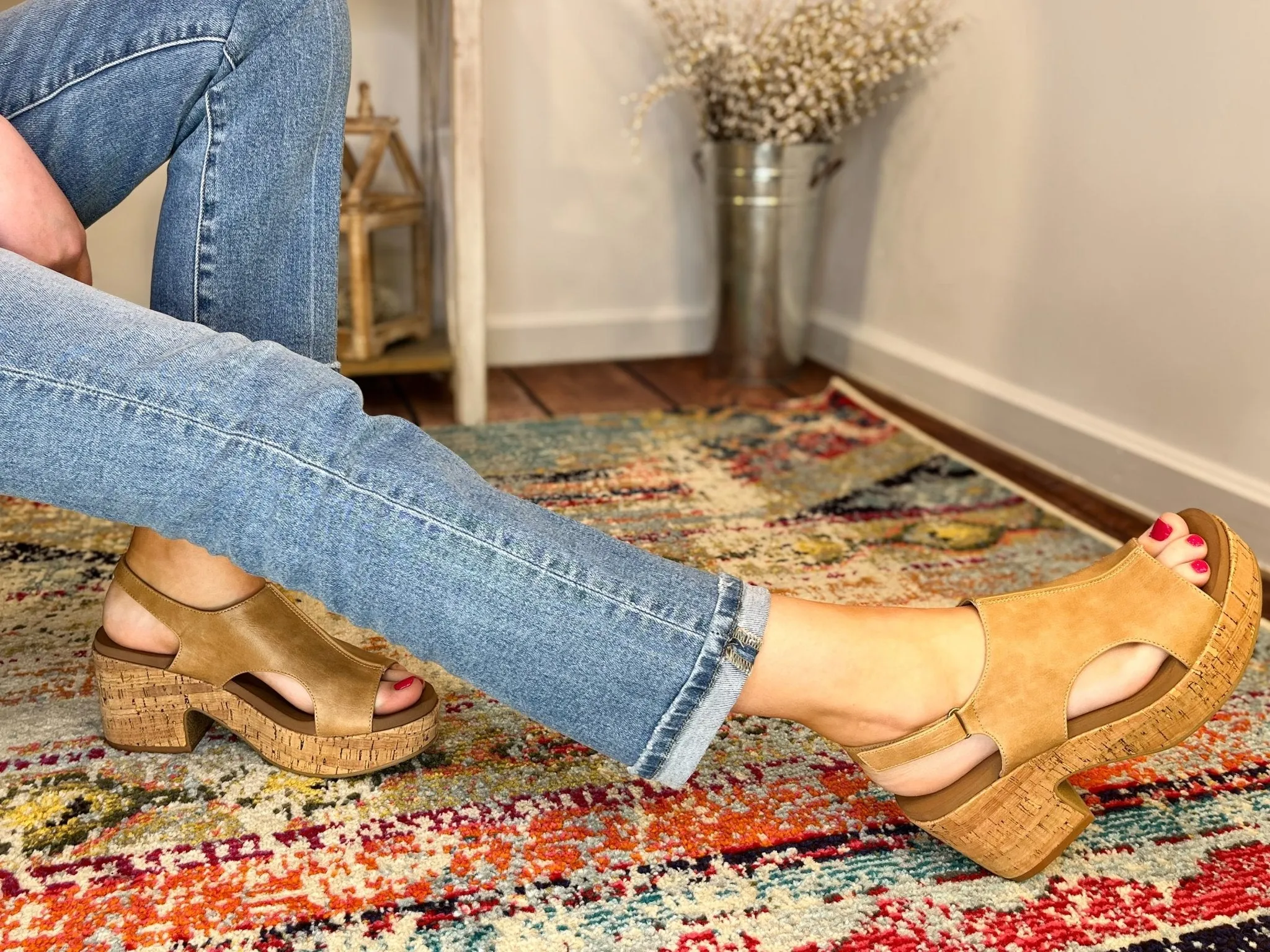 Corky's Footwear Miss Carley Sandal - Caramel