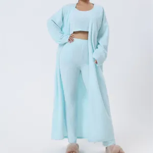 Cozy 3 Piece Lounge Pajama Set for Women