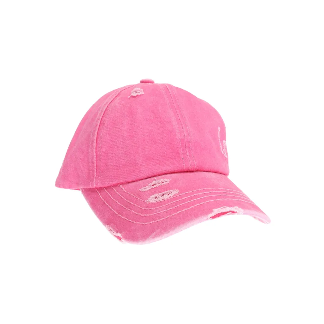 Criss-Cross High Ponytail Ball Cap