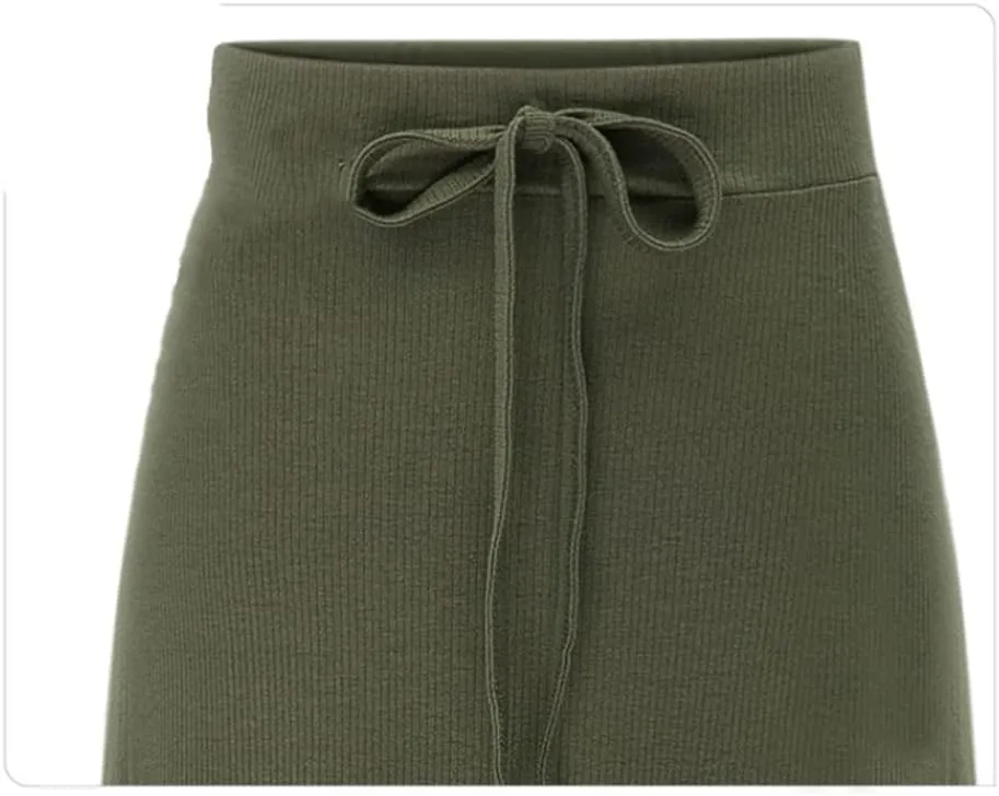 DBFBDTU Spring Summer Oversized Long Skirt for Women's High Waist Slit Midi Skirts Women's Elastic Waist Skirt
