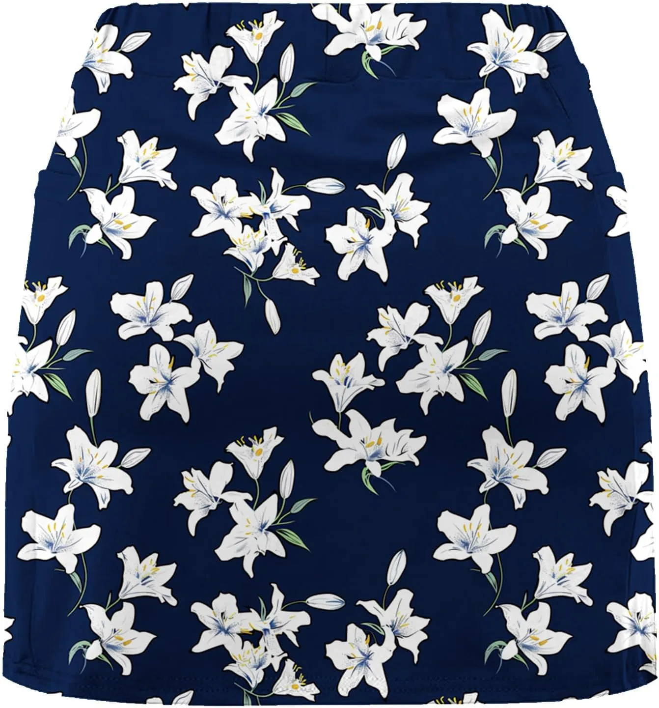 DDAPJ pyju Women Shorts Stretchy Yoga Skort Trendy Floral Print Athletic Skirts Plus Size Golf Athletic Workout Skort
