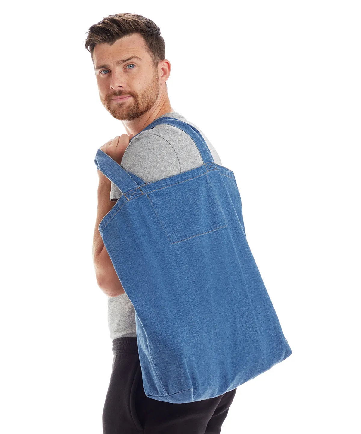 Denim Blue - Denim shopper
