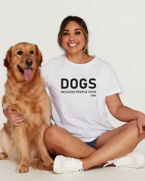 Dogs Because People Suck Classic T-Shirt