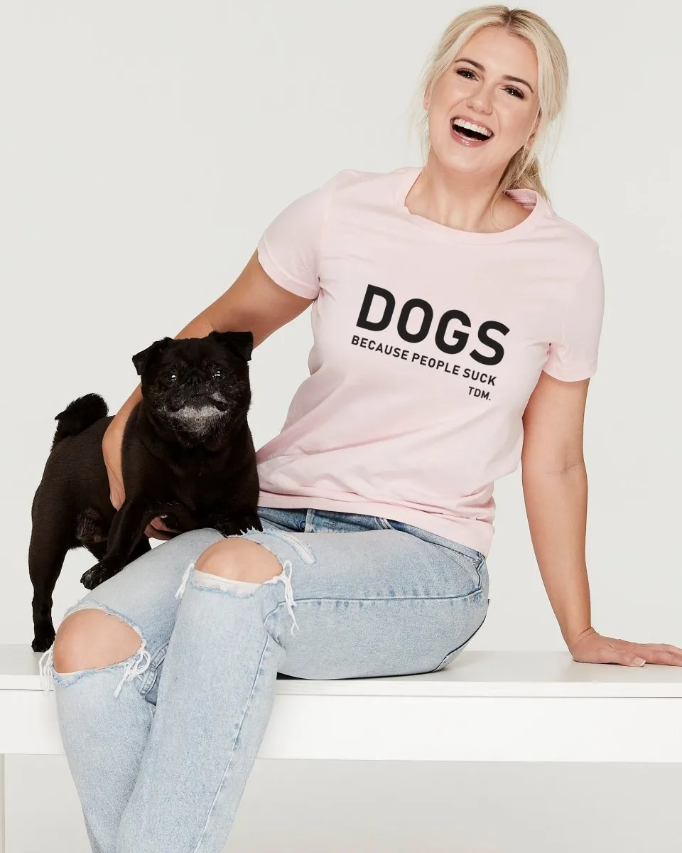 Dogs Because People Suck Classic T-Shirt