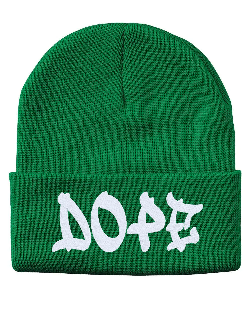 DOPE Embroidered Cuffed Beanie Hat