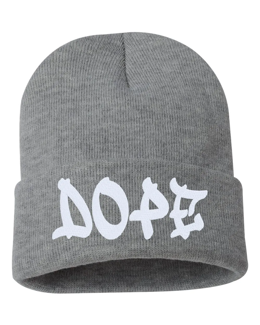 DOPE Embroidered Cuffed Beanie Hat