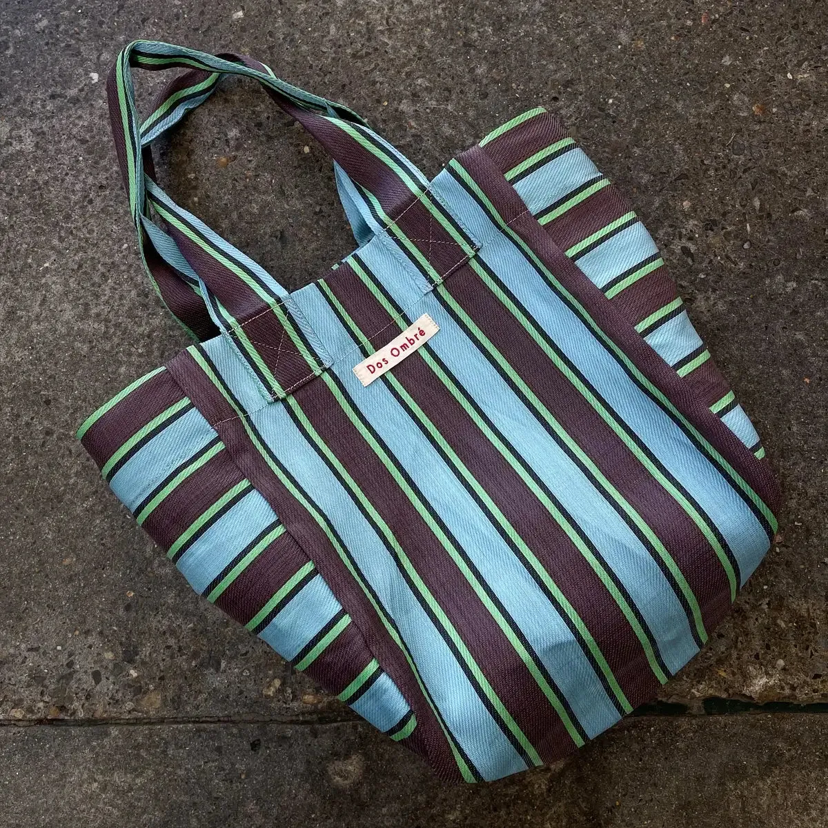 Dos Ombrè - Big Bengali Bag - Blue Stripe