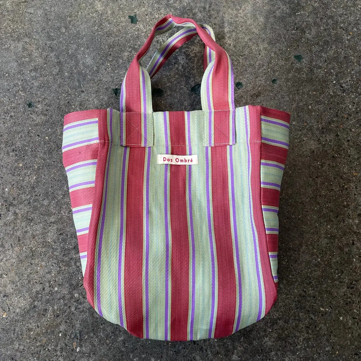 Dos Ombrè - Big Bengali Bag - Red Stripe