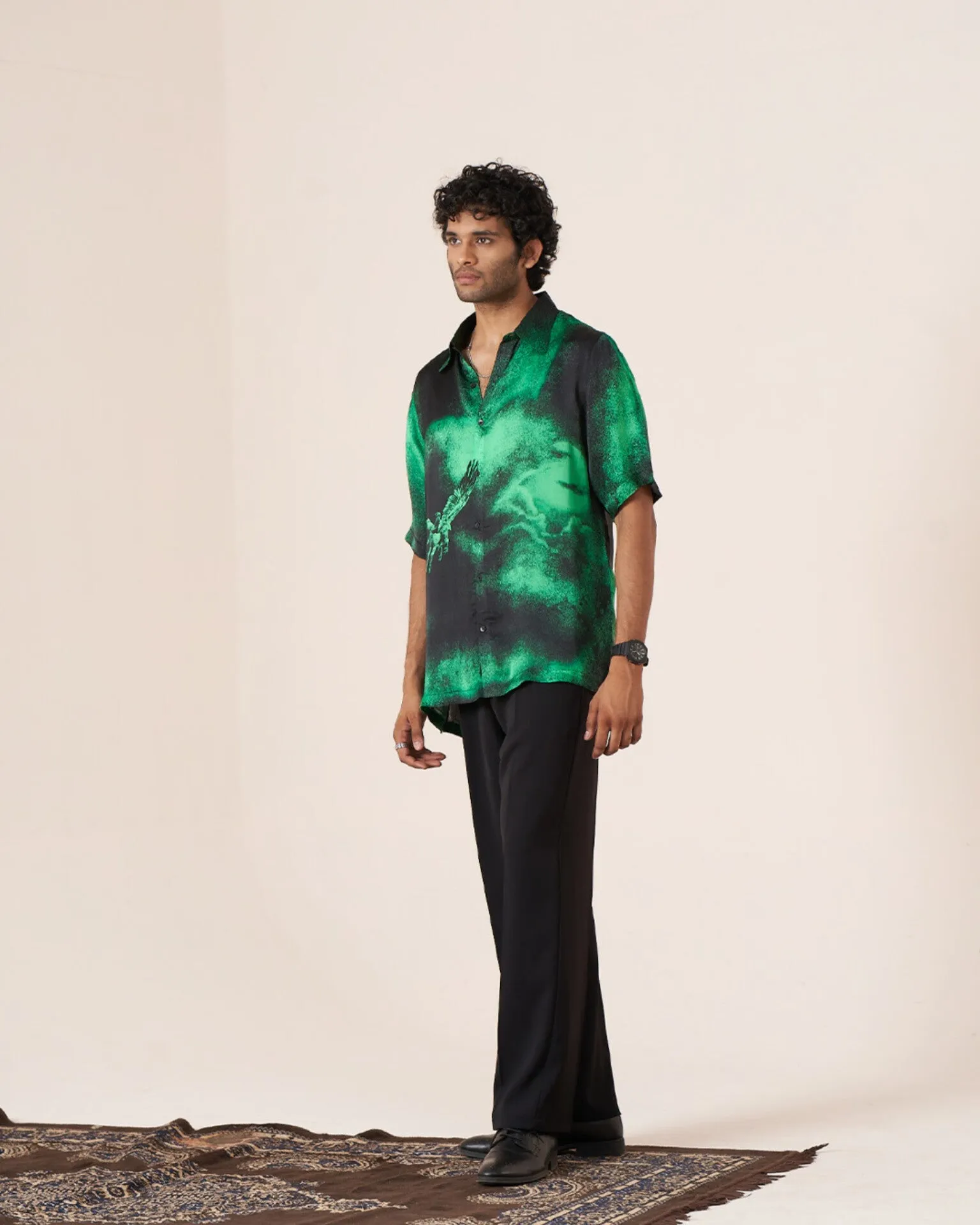 Eclipse Flight Pure Bemberg Satin Short Sleeve Shirt
