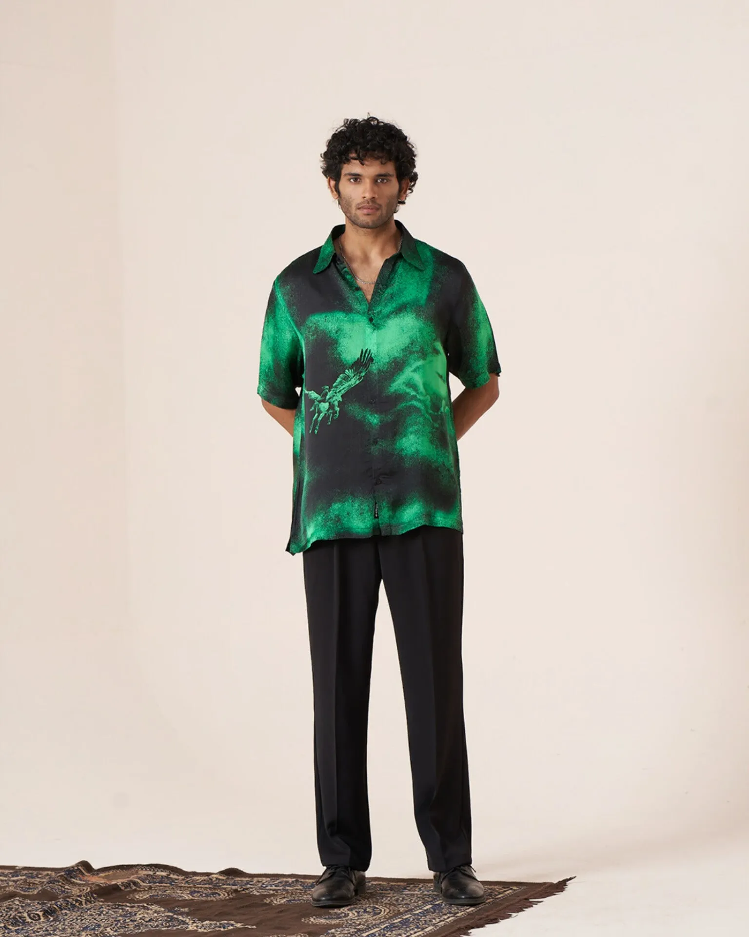 Eclipse Flight Pure Bemberg Satin Short Sleeve Shirt