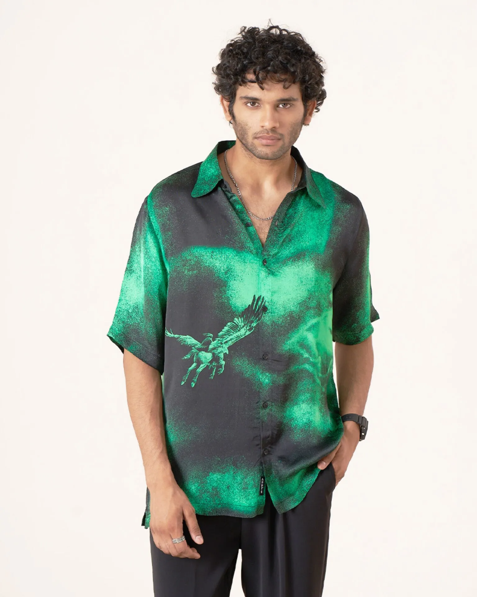 Eclipse Flight Pure Bemberg Satin Short Sleeve Shirt