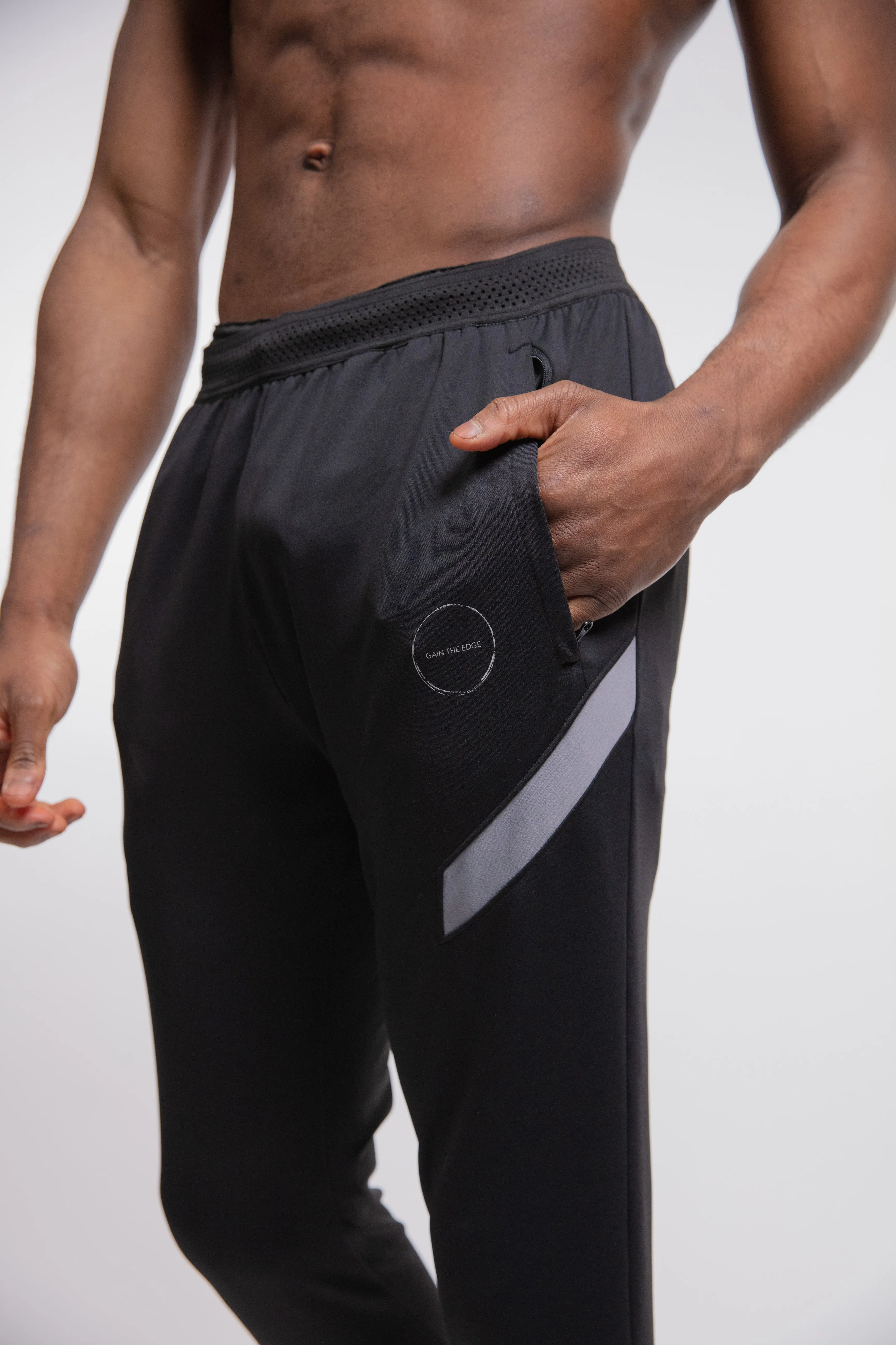 Elite Training Pant In Black & Grey