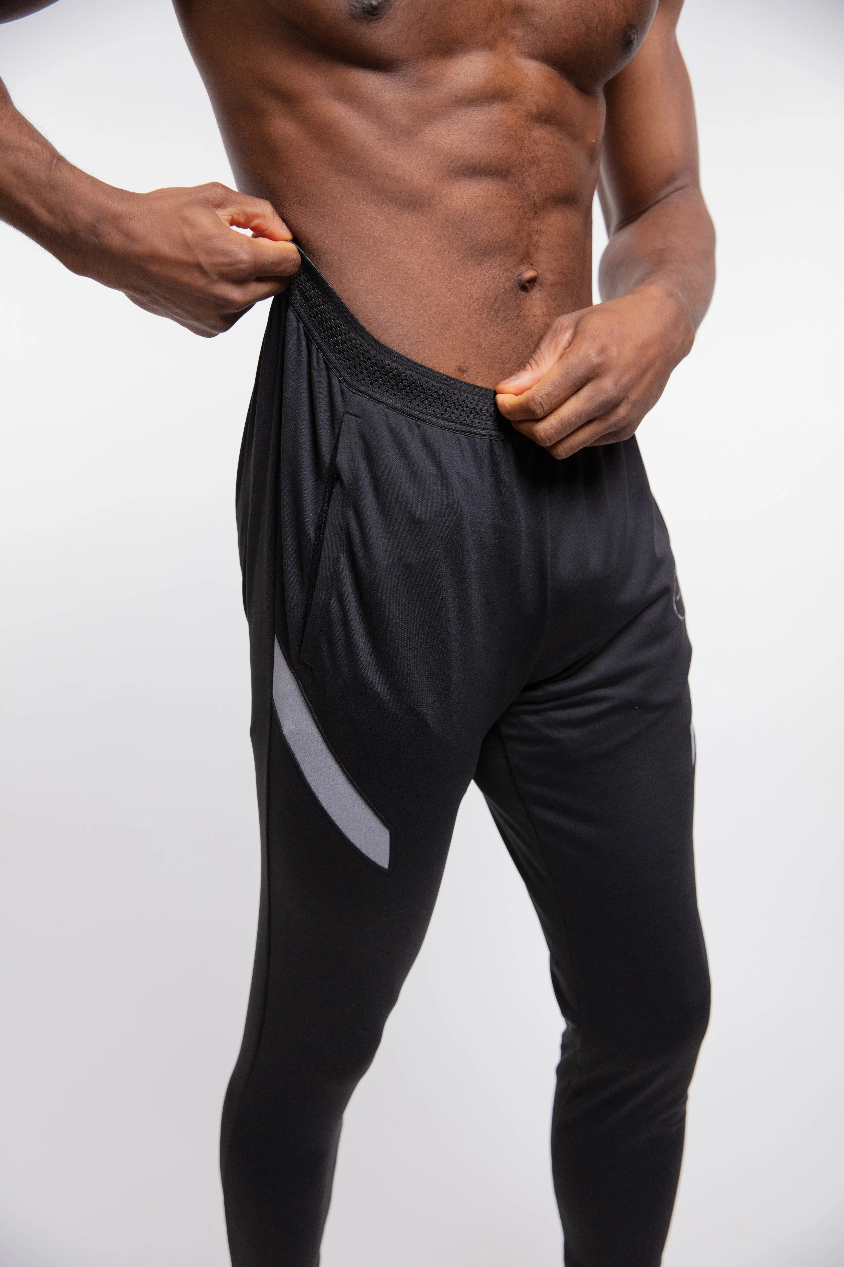 Elite Training Pant In Black & Grey