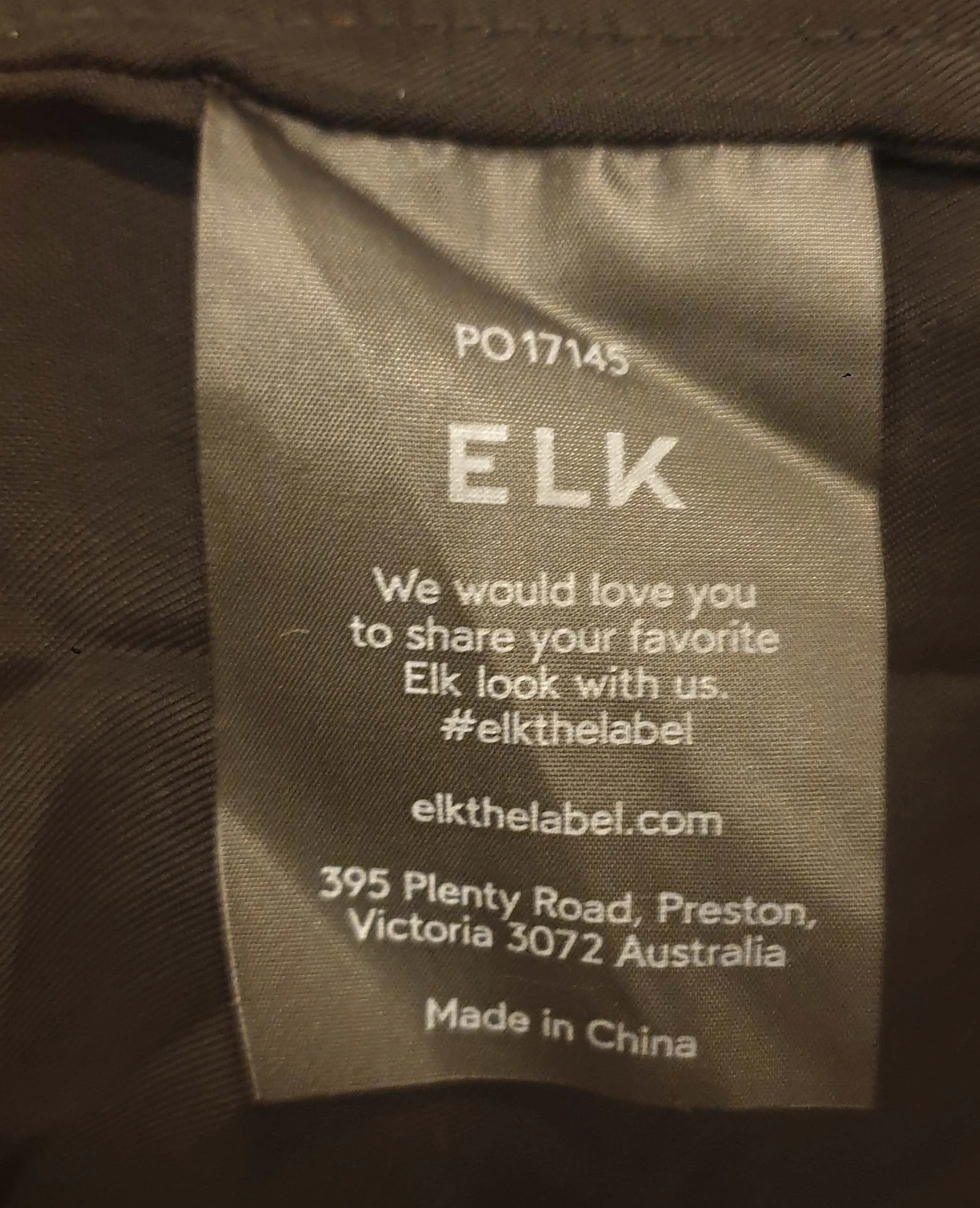 Elk black silky feel top size 6