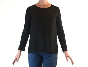 Elk black silky feel top size 6