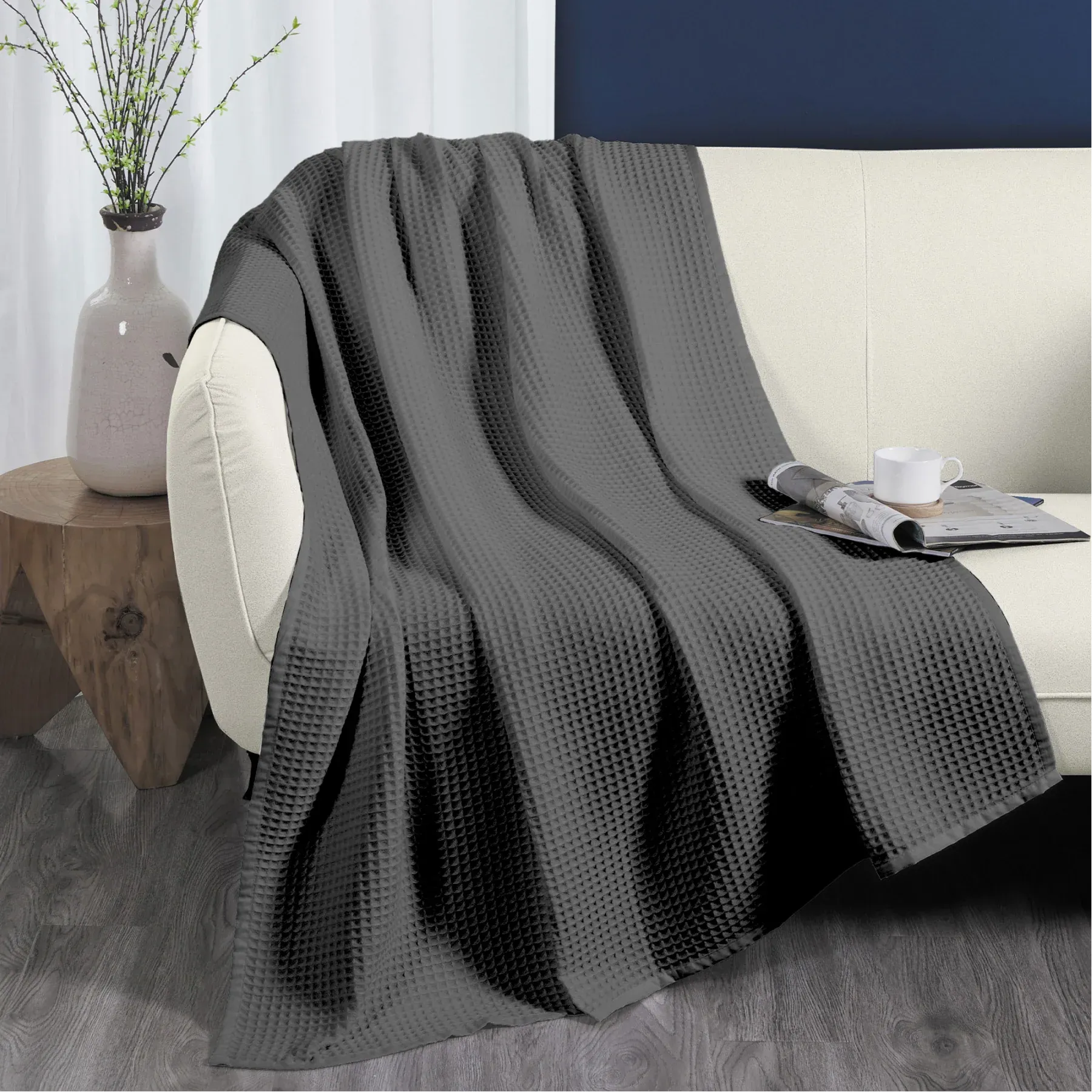 Eucalyptus Throw Blanket by SIJO