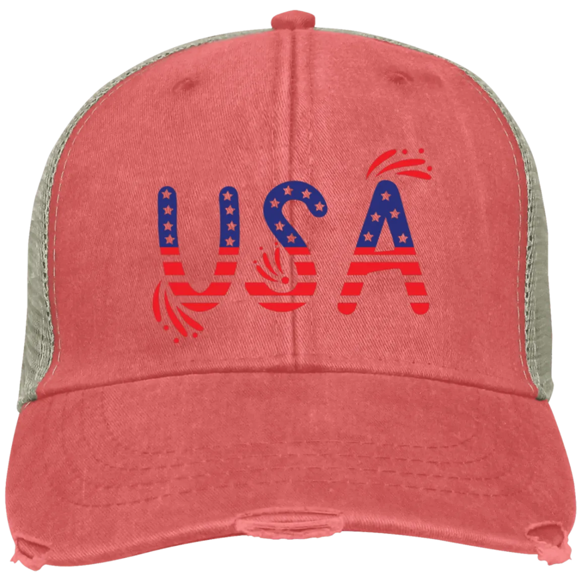 Flag USA OL102 Embroidered Ollie Cap