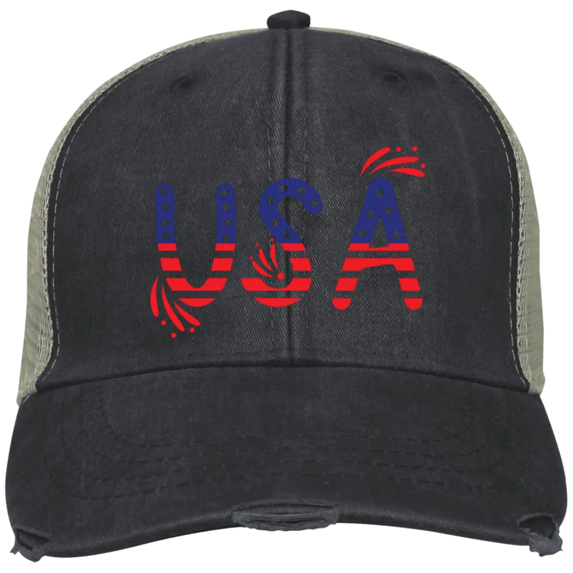 Flag USA OL102 Embroidered Ollie Cap