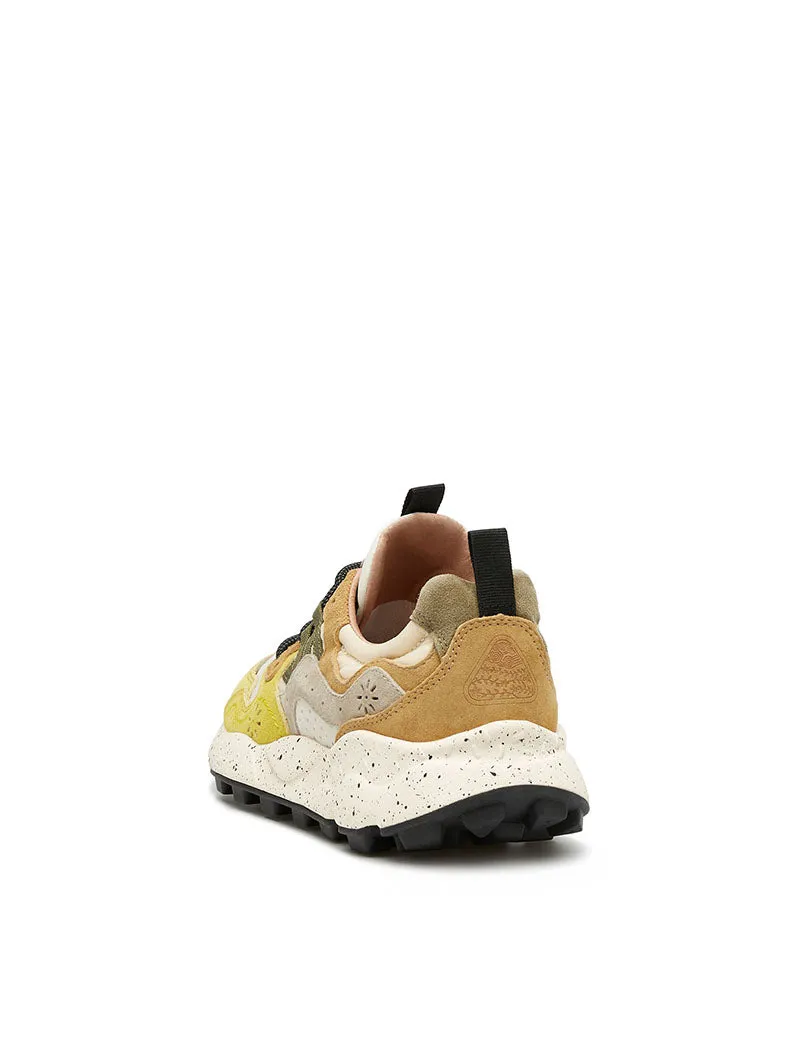 Flower Mountain Womens Yamano 3 Ochre / White / Light Blue