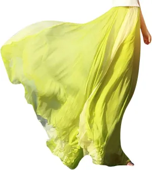 Flowy Boho Skirts for Women Retro Maxi Skirt Summer Beach Floral Skirt Plus Size Pleated Skirt Hawaiian Vacation Outfits