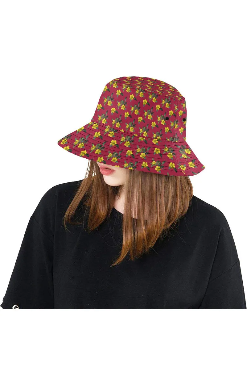 Golden Guinea Orange Coral All Over Print Bucket Hat