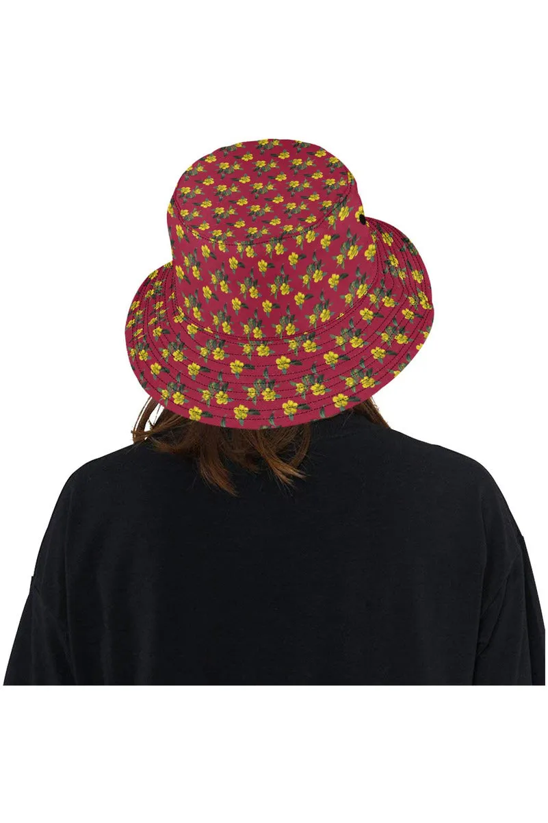 Golden Guinea Orange Coral All Over Print Bucket Hat