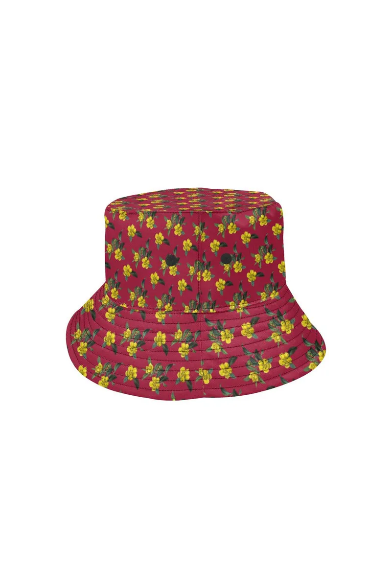 Golden Guinea Orange Coral All Over Print Bucket Hat