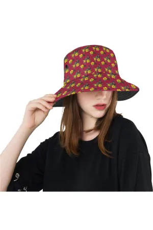 Golden Guinea Orange Coral All Over Print Bucket Hat