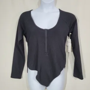 Good American The Feel Good Henley Bodysuit Size 3XL