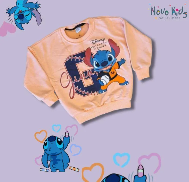 Grand Stitch Kids Girls High-Quality Cotton Set -Kids Girls (2Pcs)