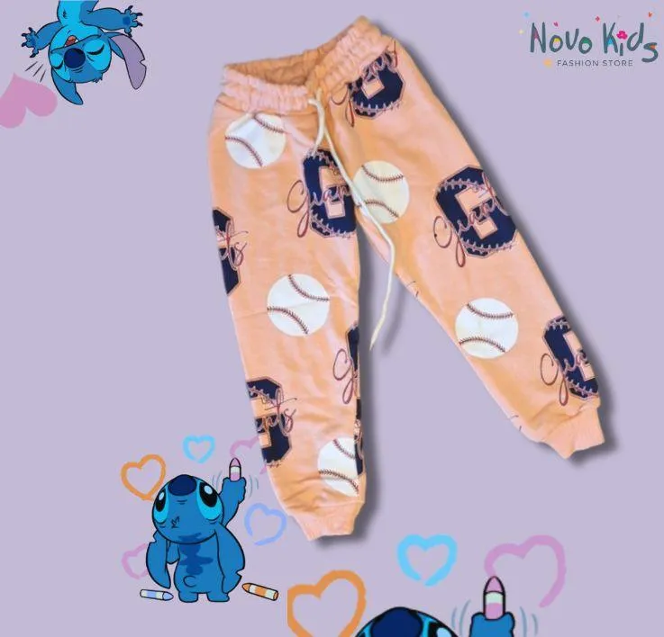 Grand Stitch Kids Girls High-Quality Cotton Set -Kids Girls (2Pcs)