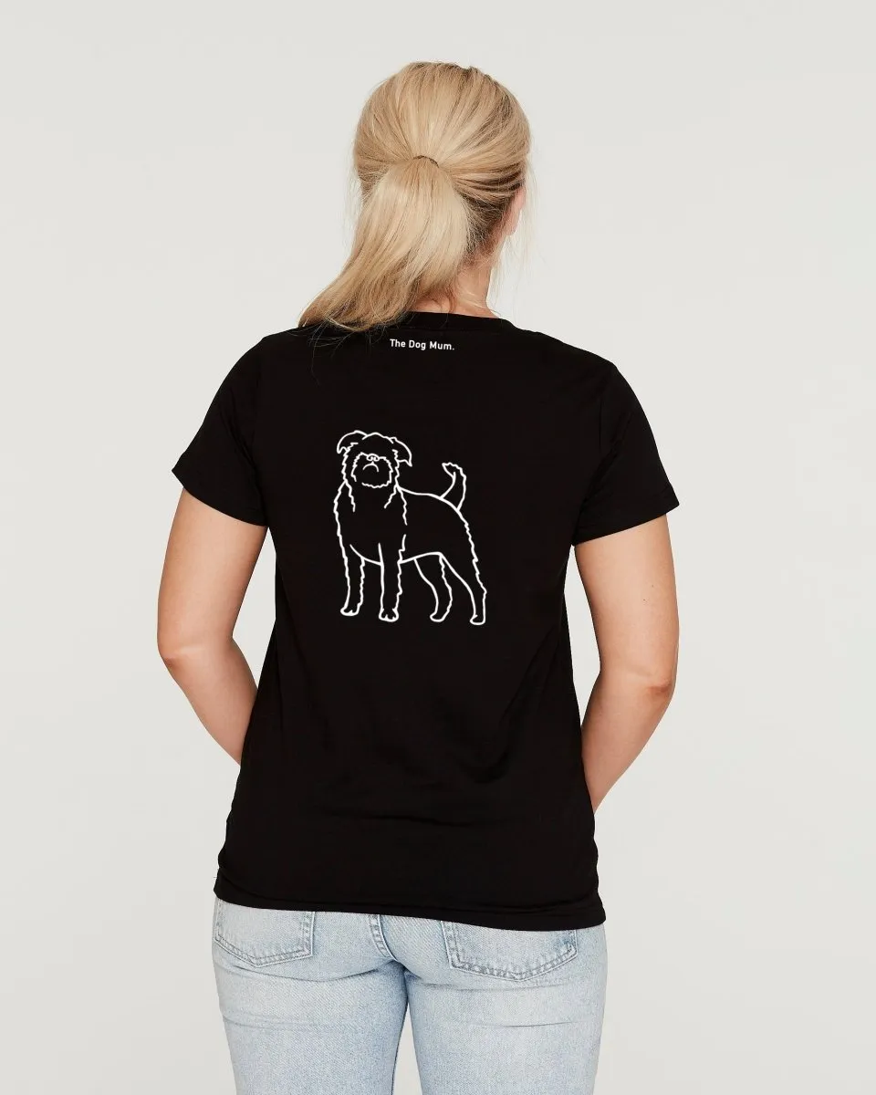 Griffon (Long Hair) Mum Illustration: Classic T-Shirt