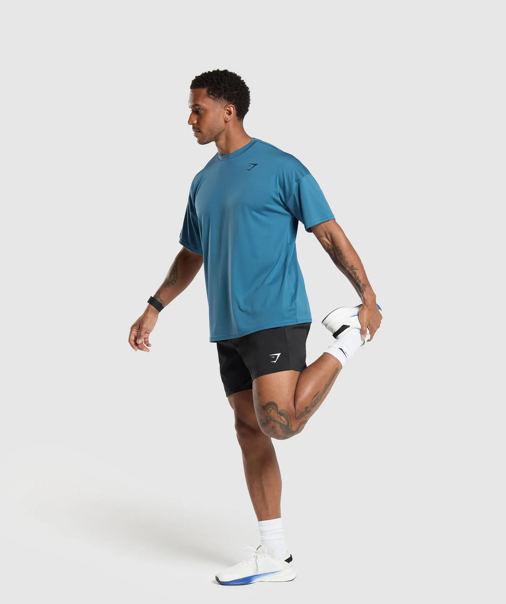 Gymshark Oversized Performance T-Shirt - Utility Blue