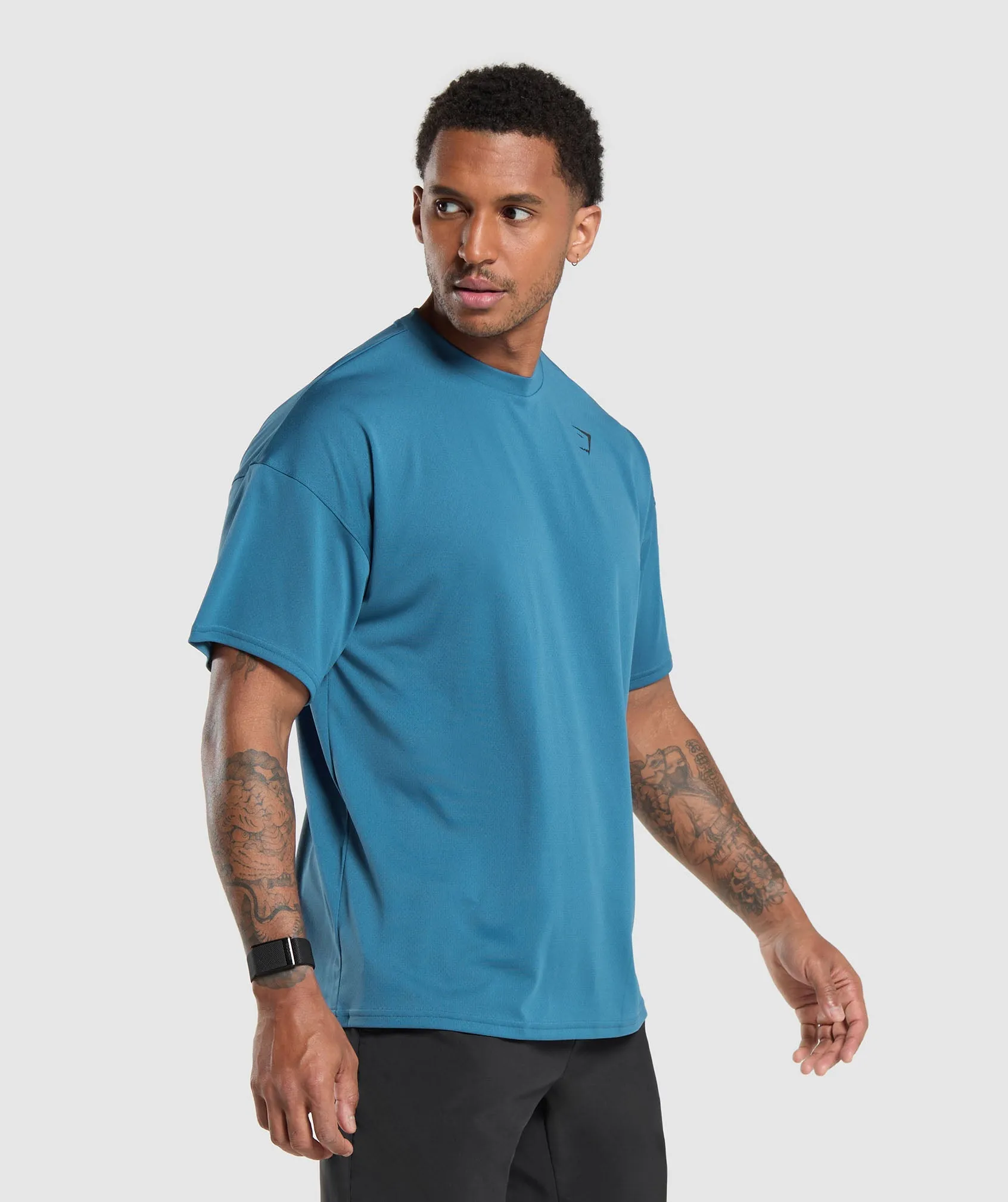 Gymshark Oversized Performance T-Shirt - Utility Blue