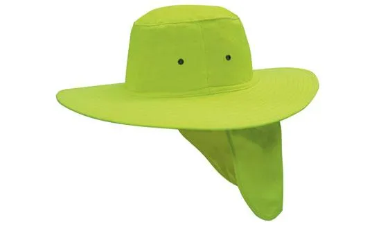Headwear Professionals Canvas Hat with Flap