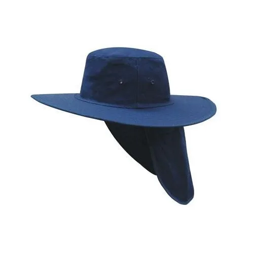 Headwear Professionals Canvas Hat with Flap