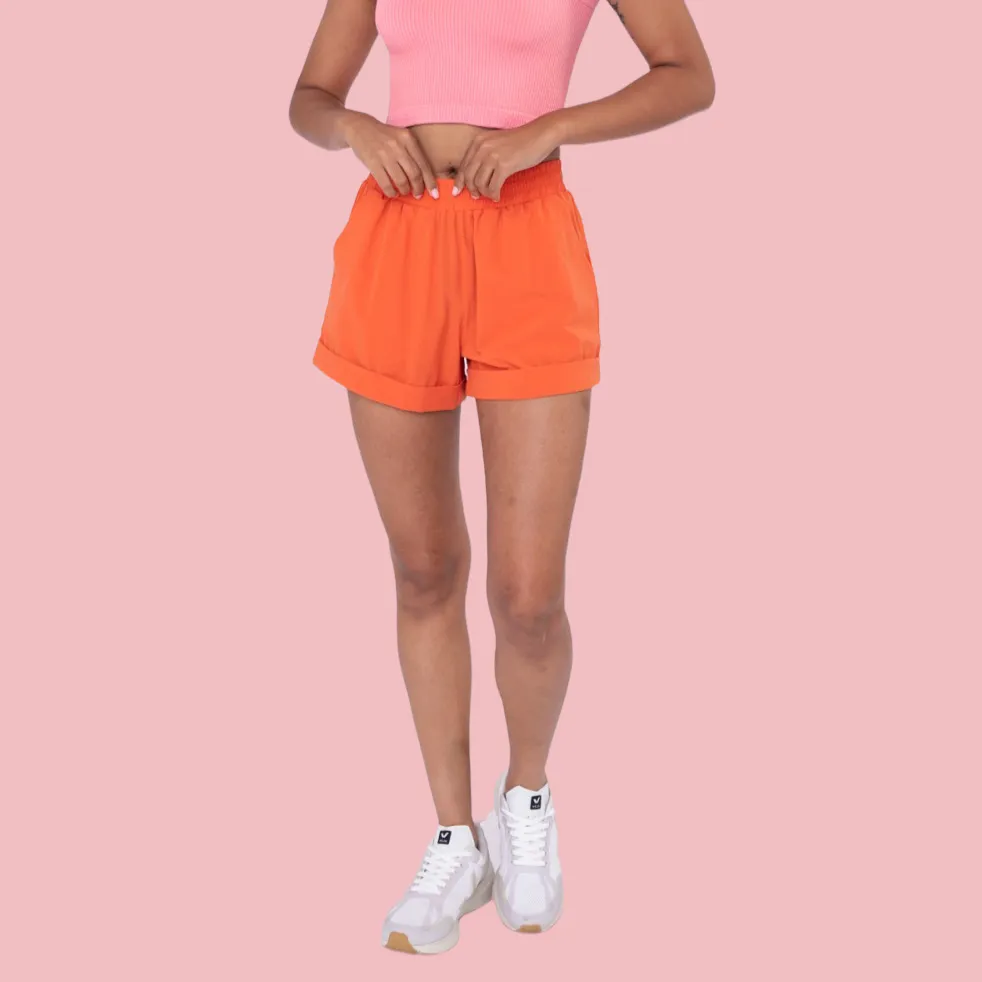 HIGHWAIST SHORT WITH CUFFED LEG