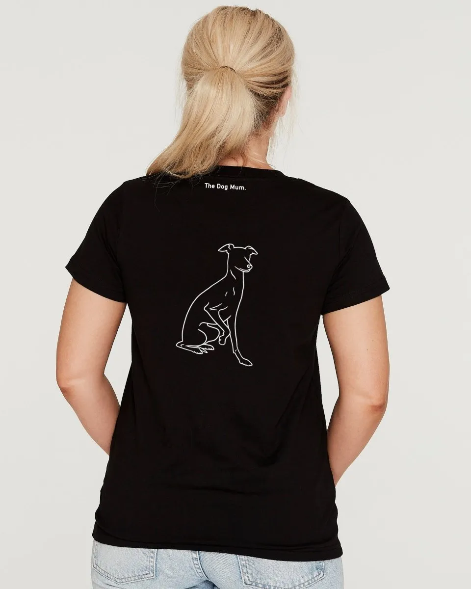 Italian Greyhound Mum Illustration: Classic T-Shirt