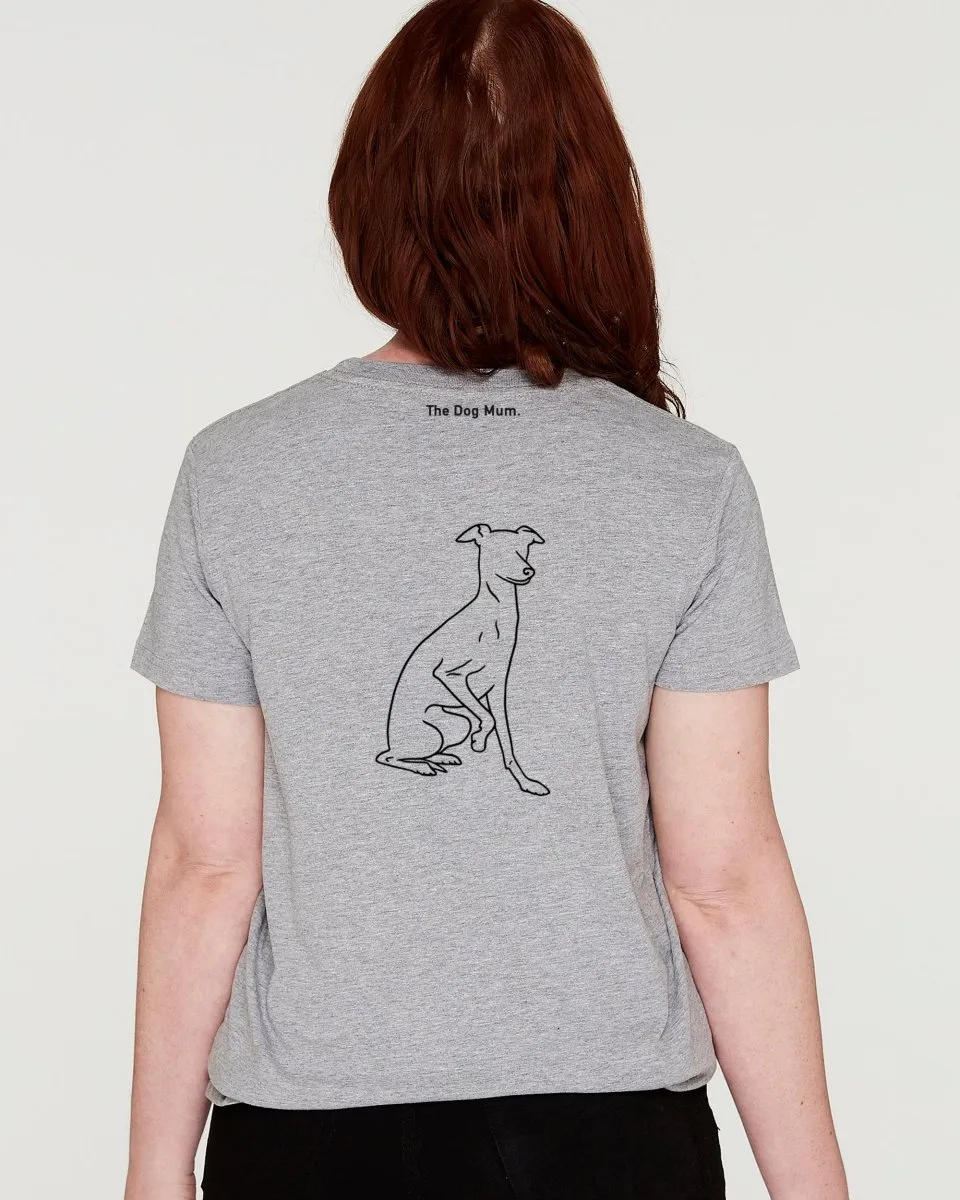 Italian Greyhound Mum Illustration: Classic T-Shirt