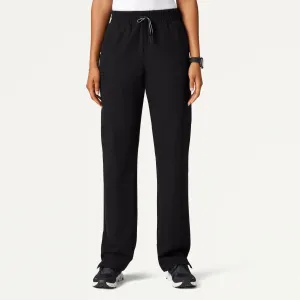 Jaanuu Women's Payla 8-Pocket High Waisted Scrub Pant - Black