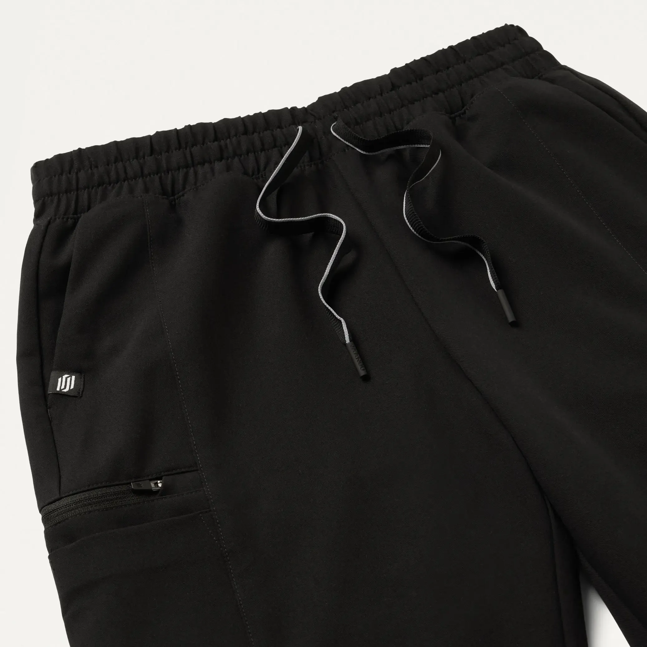 Jaanuu Women's Payla 8-Pocket High Waisted Scrub Pant - Black