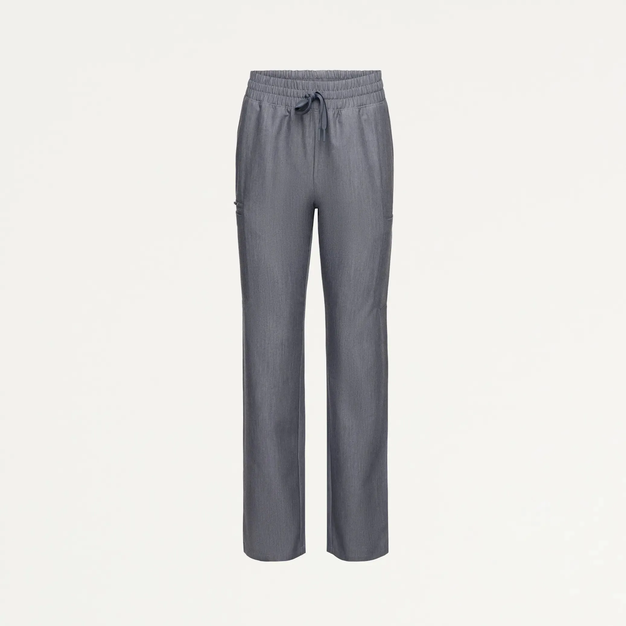 Jaanuu Women's Payla 8-Pocket High Waisted Scrub Pant - Heather Gray