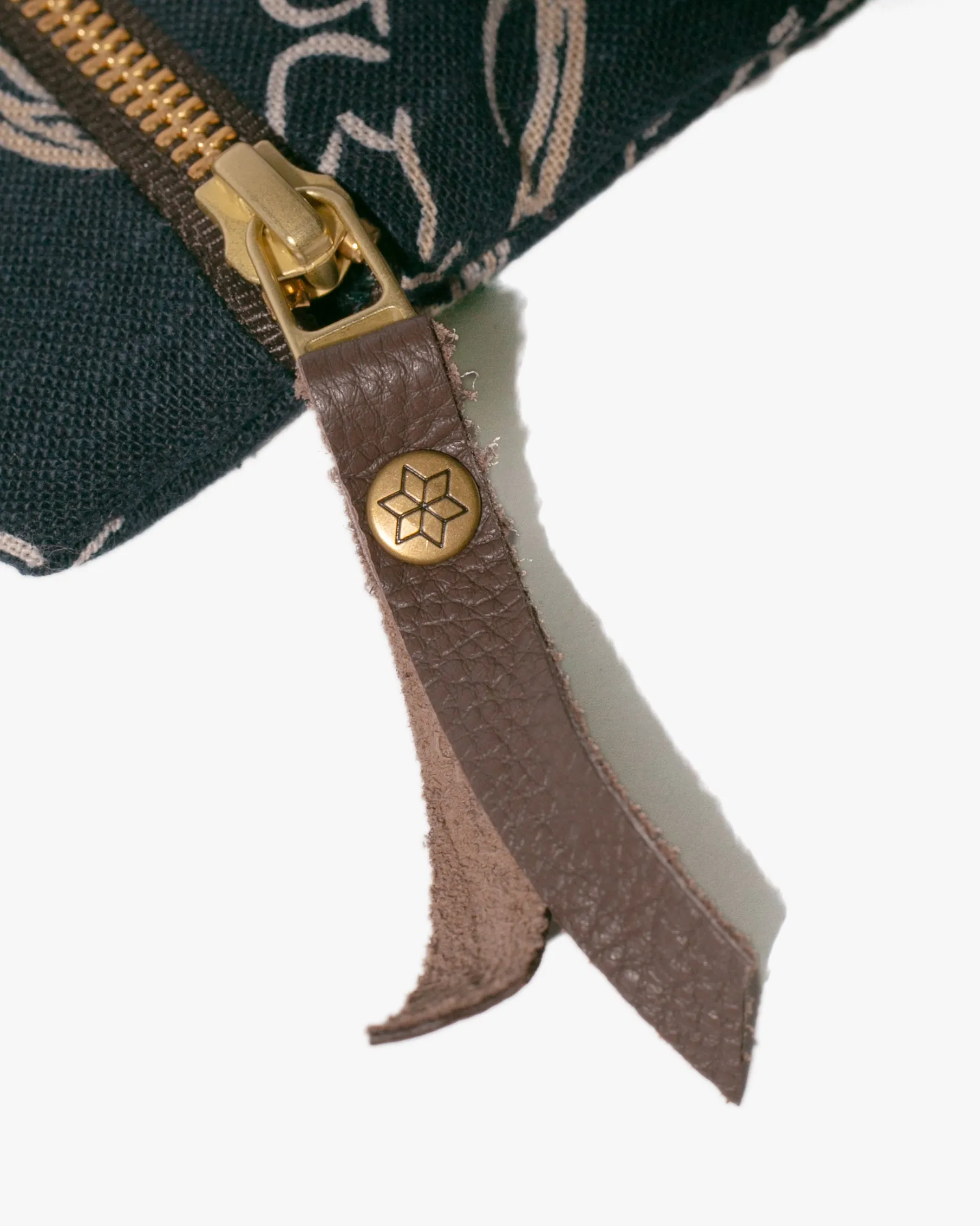 Kiriko Original Flat Zipper Pouch, Small, Kappa