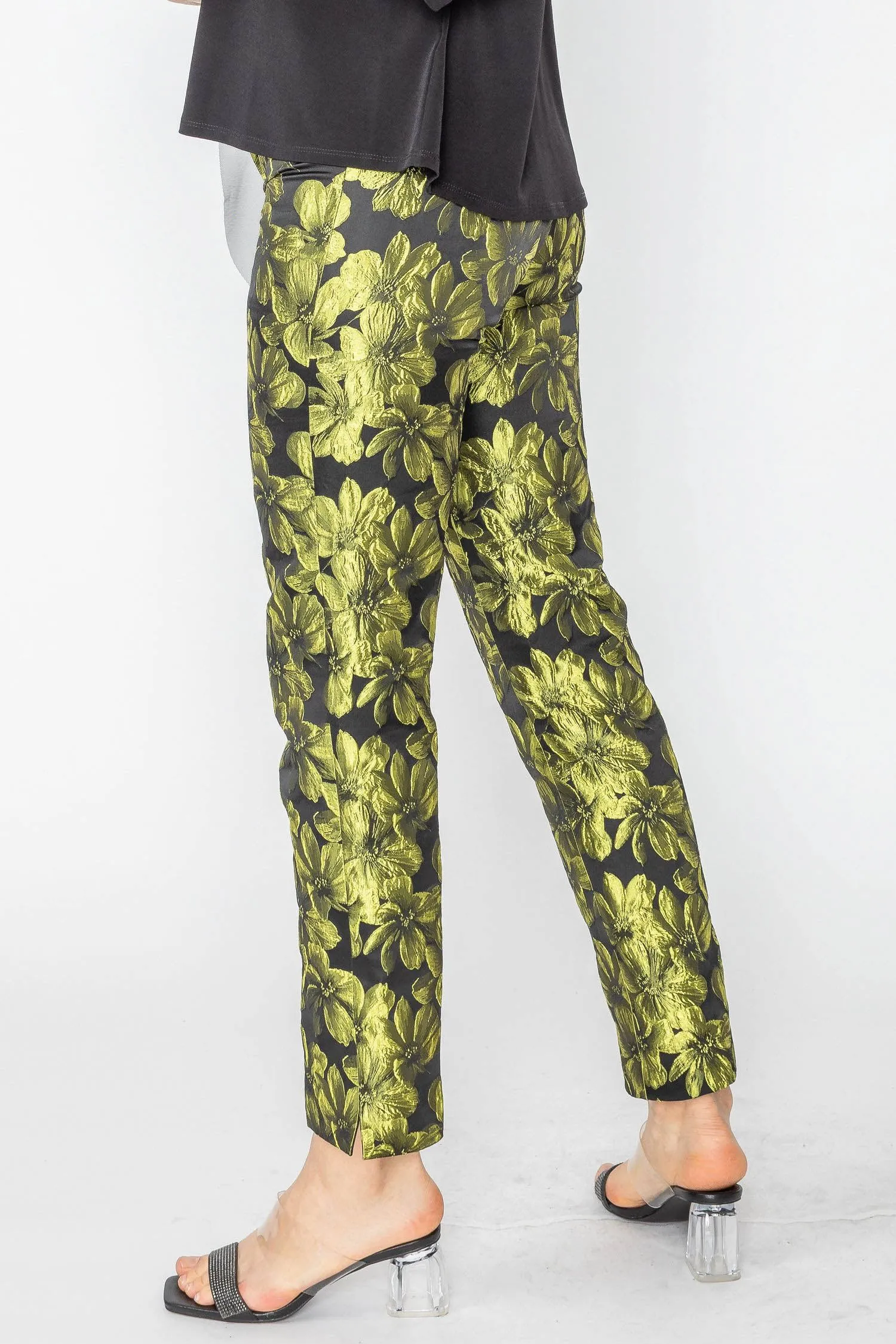 Kiwi Jacquard Slim Fit Pants