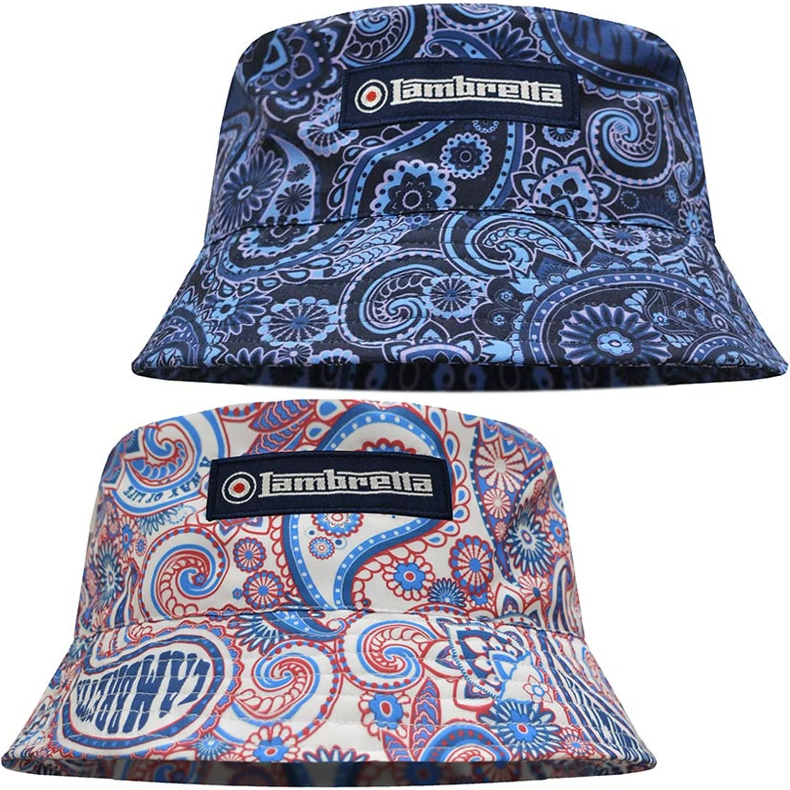 Lambretta Mens Paisley Festival Bucket Hat
