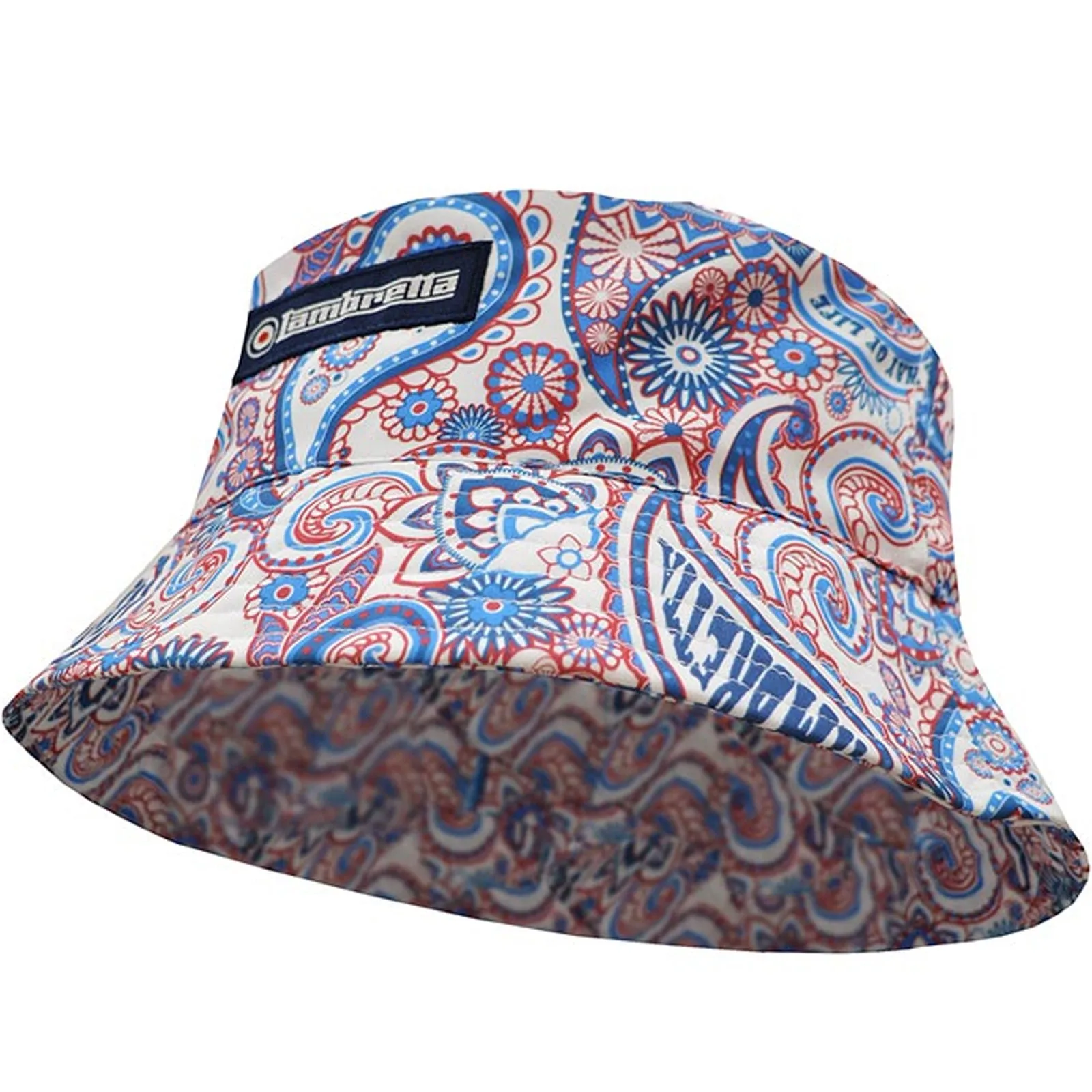 Lambretta Mens Paisley Festival Bucket Hat
