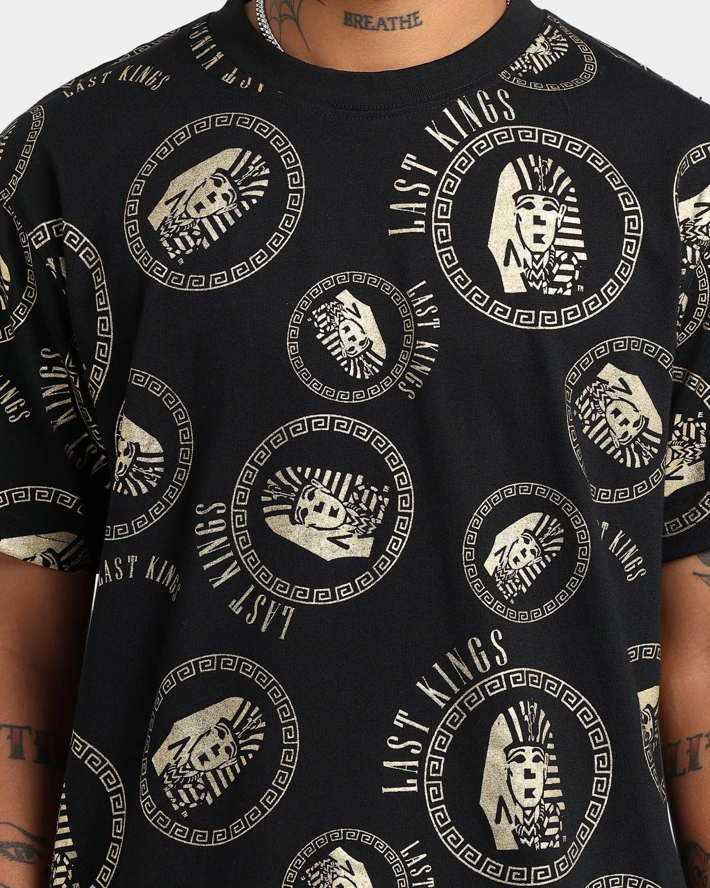 Last Kings Gold Tut Short Sleeve T-Shirt Black