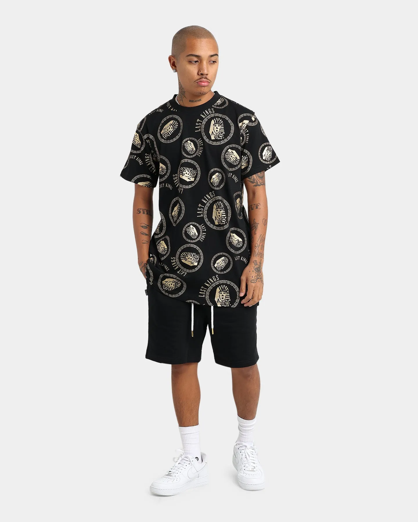 Last Kings Gold Tut Short Sleeve T-Shirt Black